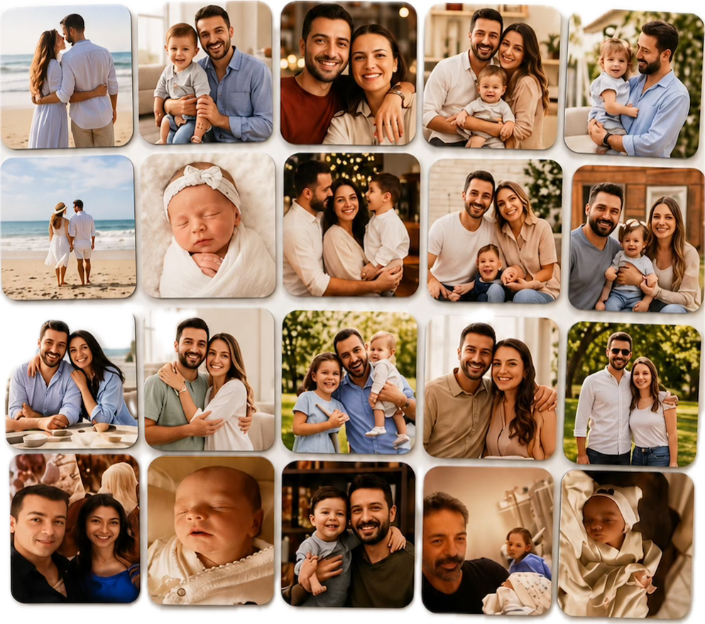 KİŞİYE ÖZEL 20 ADET MAGNET 9x6 Cm