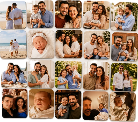 KİŞİYE ÖZEL 20 ADET MAGNET 9x6 Cm