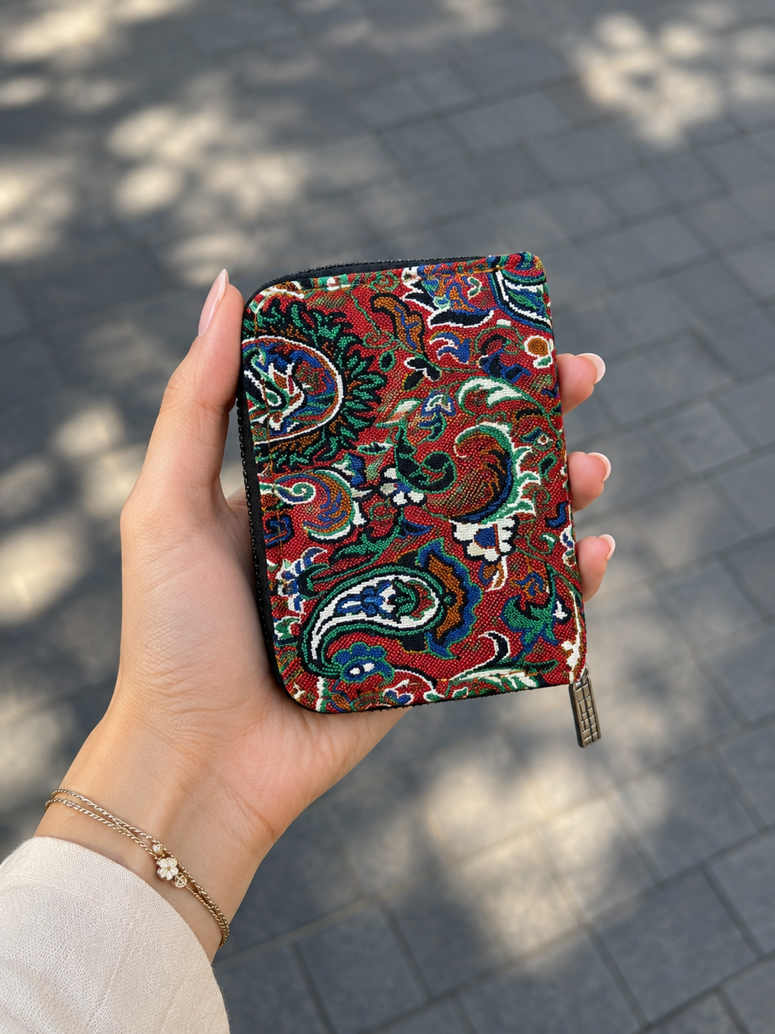 Kilim Desenli Terme Kumaş 11 Bölmeli Unisex Kartlık (Kopya)