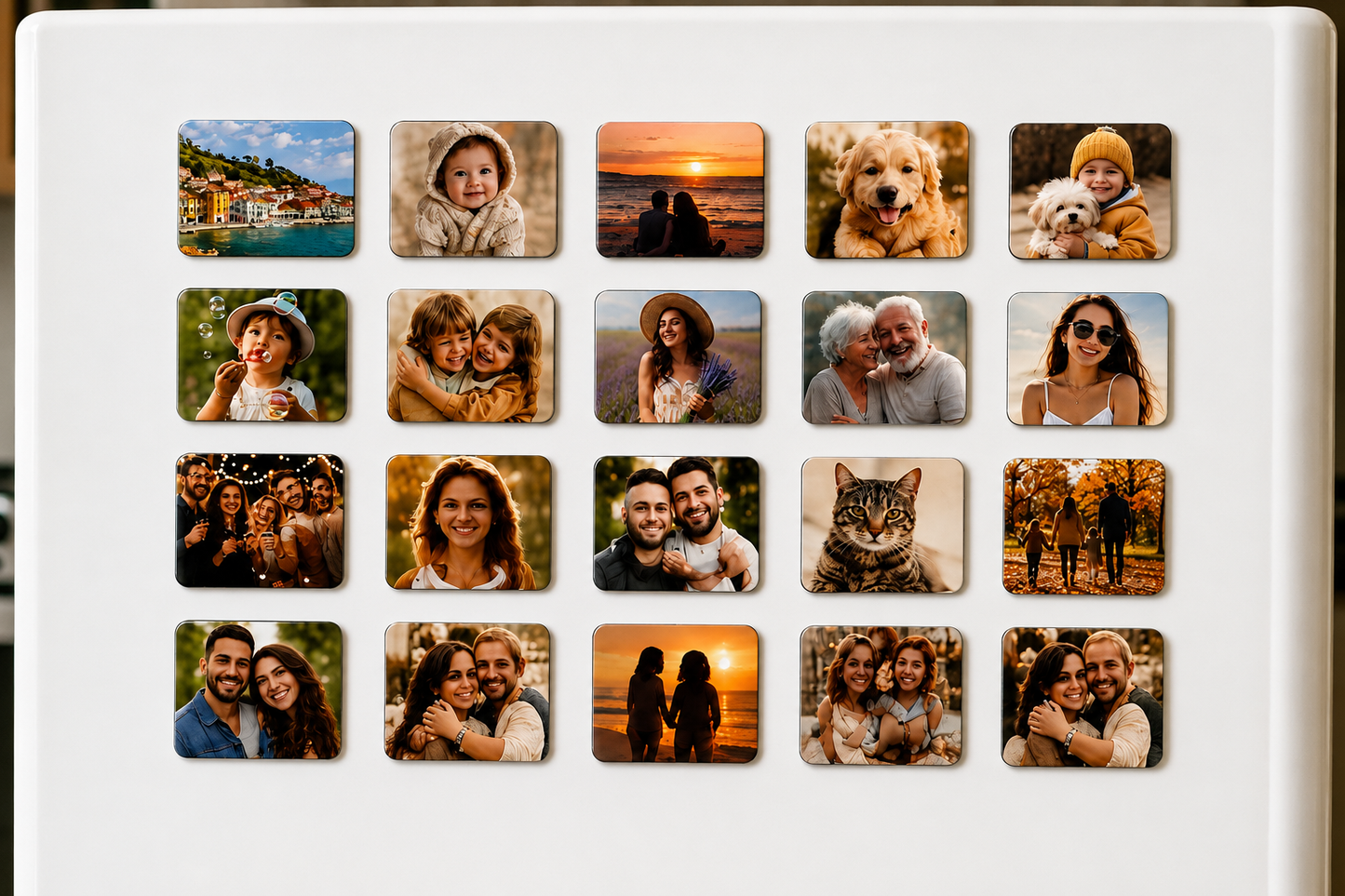 KİŞİYE ÖZEL 20 ADET MAGNET 9x6 Cm