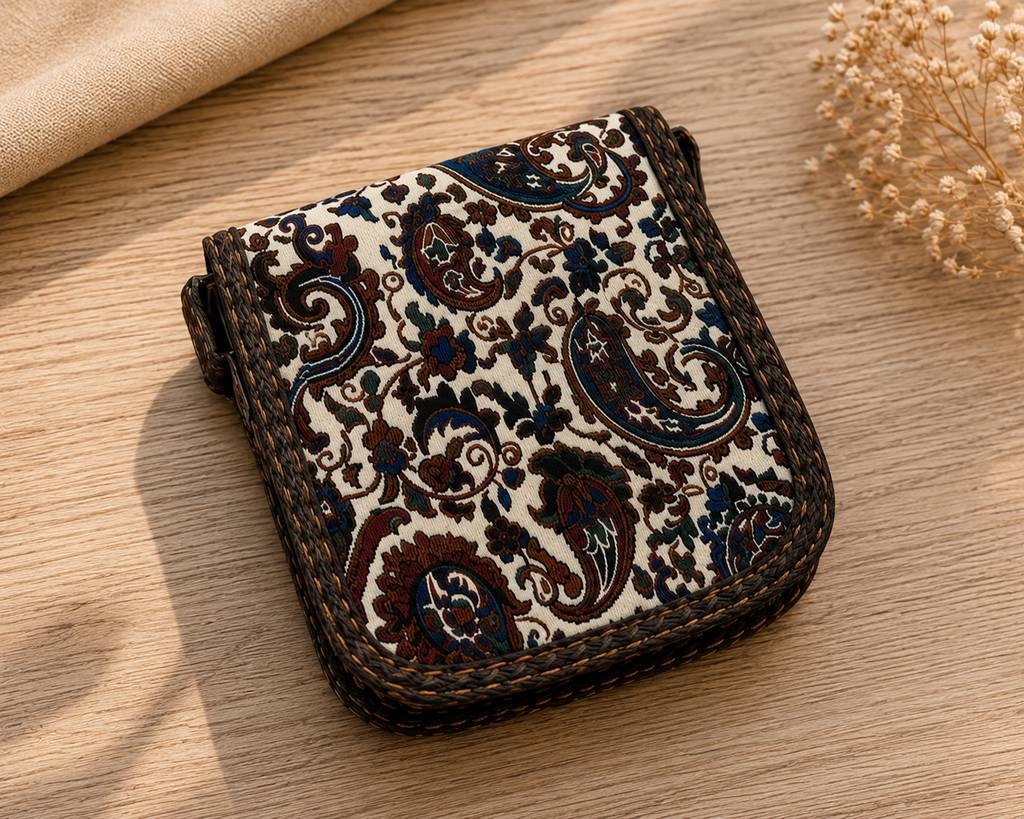 Etnik Desenli Kilim Çanta Terme Kumaş